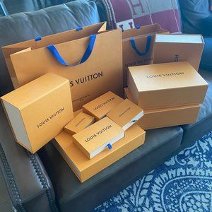 Louis Vuitton Empty Boxes and Bags (Various Sizes)